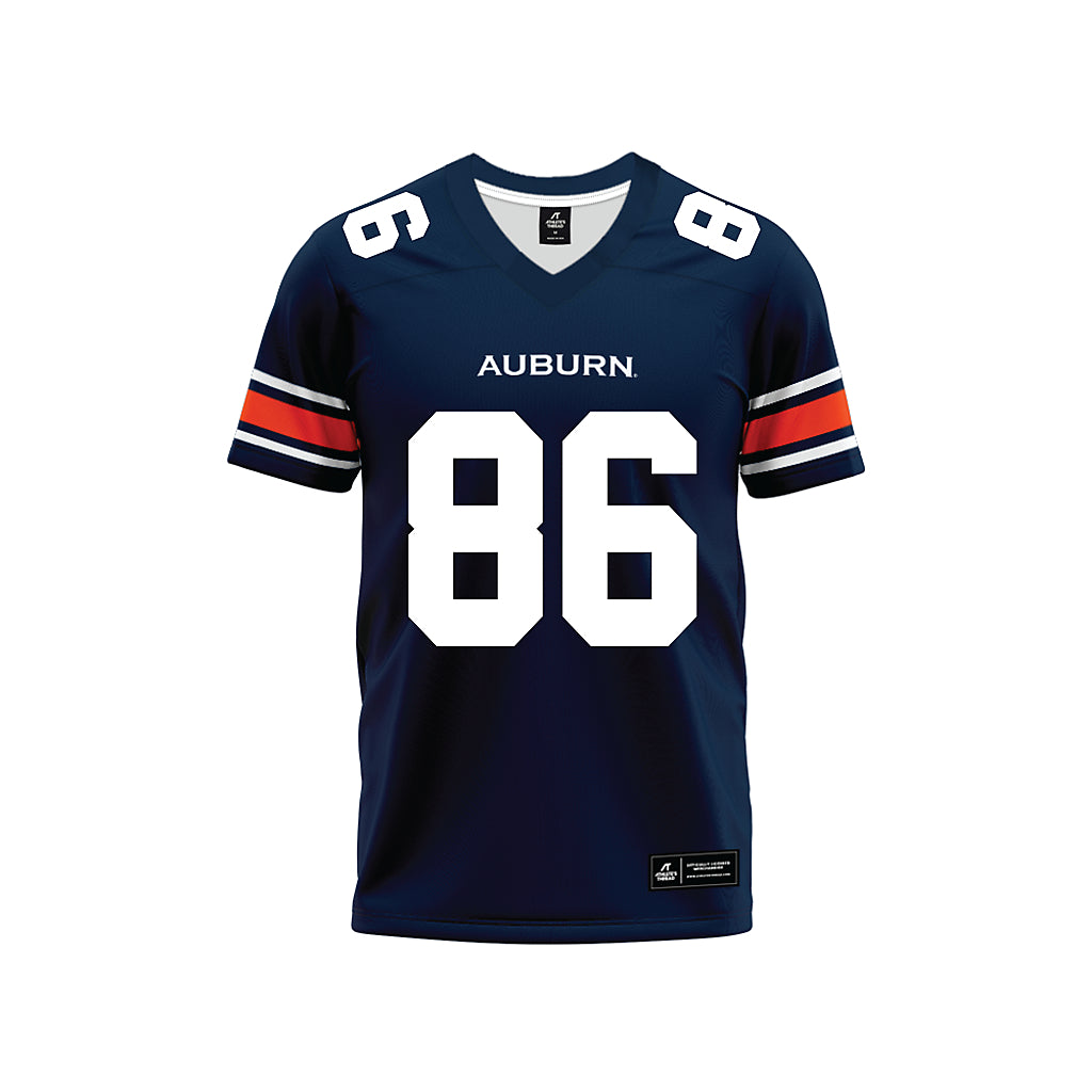 Auburn - NCAA Football : Jack Ellenburg - Navy Premium Football Jersey-0