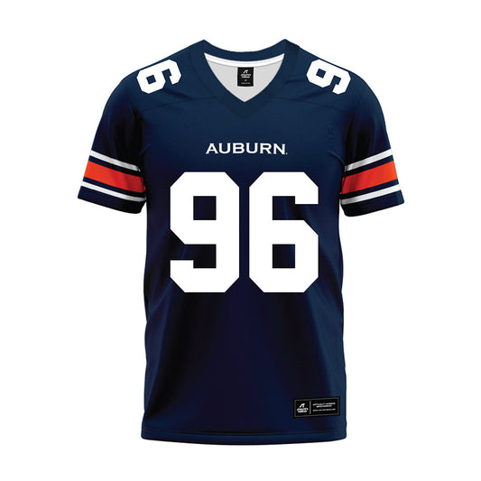 Auburn - NCAA Football : Malik Autry - Navy Premium Football Jersey-0