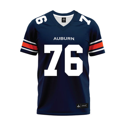 Auburn - NCAA Football : Mason Mathis - Navy Premium Football Jersey-0