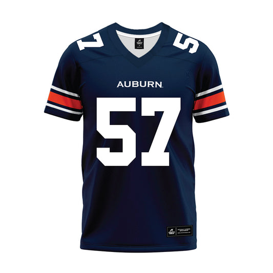 Auburn - NCAA Football : Harrison Clemmer - Navy Premium Football Jersey-0
