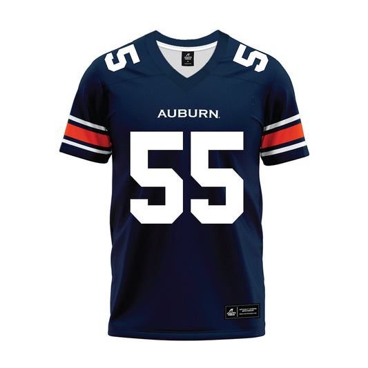 Auburn - NCAA Football : Kenneth McManus - Navy Premium Football Jersey-0