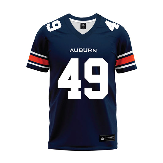 Auburn - NCAA Football : Hudson Powell - Navy Premium Football Jersey-0