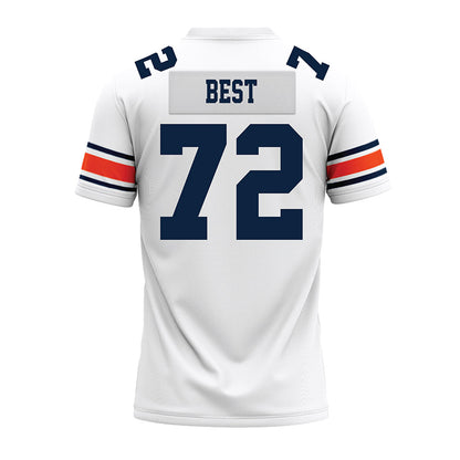 Auburn - NCAA Football : Cole Best - White Premium Football Jersey-1