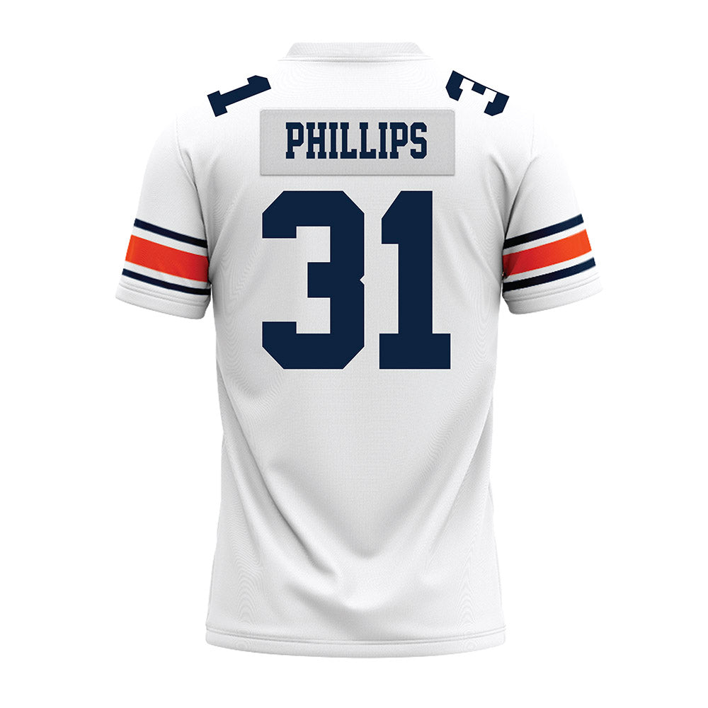 Auburn - NCAA Football : Joseph Phillips - White Premium Football Jersey-1