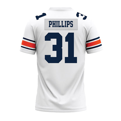 Auburn - NCAA Football : Joseph Phillips - White Premium Football Jersey-1