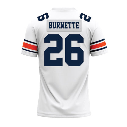 Auburn - NCAA Football : Christian Burnette - White Premium Football Jersey-1