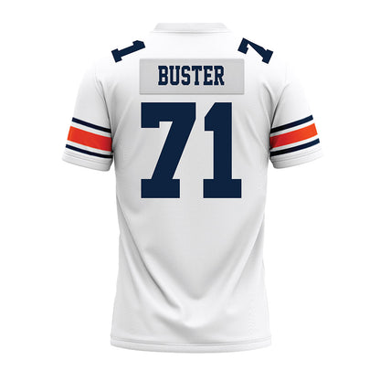 Auburn - NCAA Football : Tai Buster - White Premium Football Jersey-1