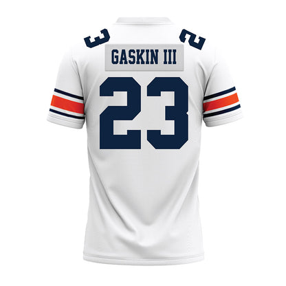 Auburn - NCAA Football : Fred Gaskin III - White Premium Football Jersey-1