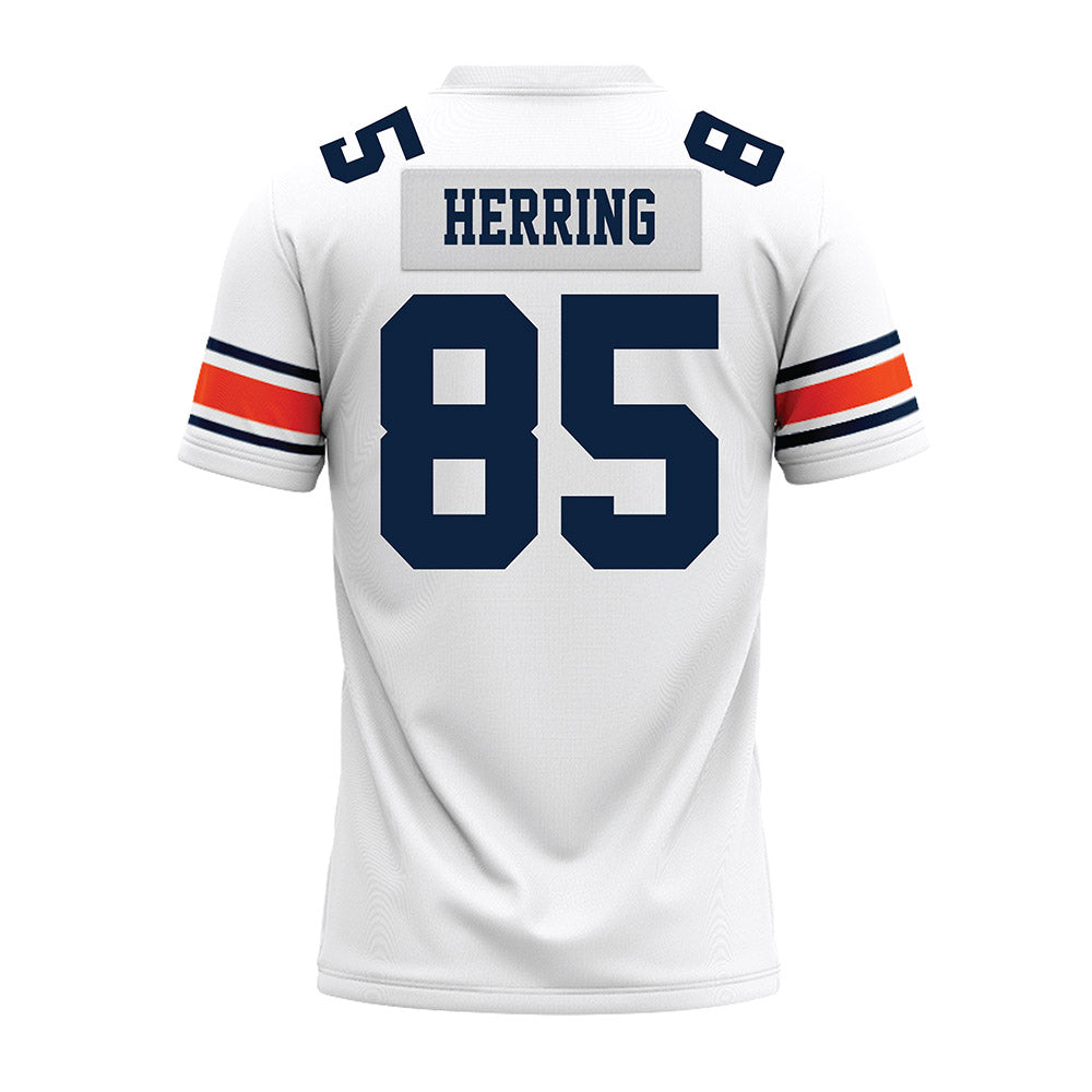 Auburn - NCAA Football : Hunter Herring - White Premium Football Jersey-1