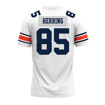 Auburn - NCAA Football : Hunter Herring - White Premium Football Jersey-1