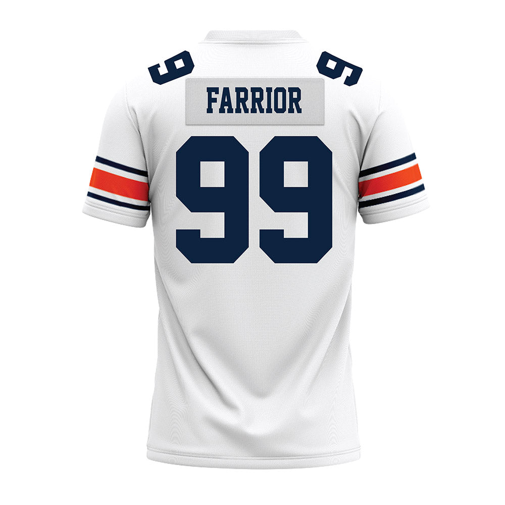 Auburn - NCAA Football : Saint Farrior - White Premium Football Jersey-1