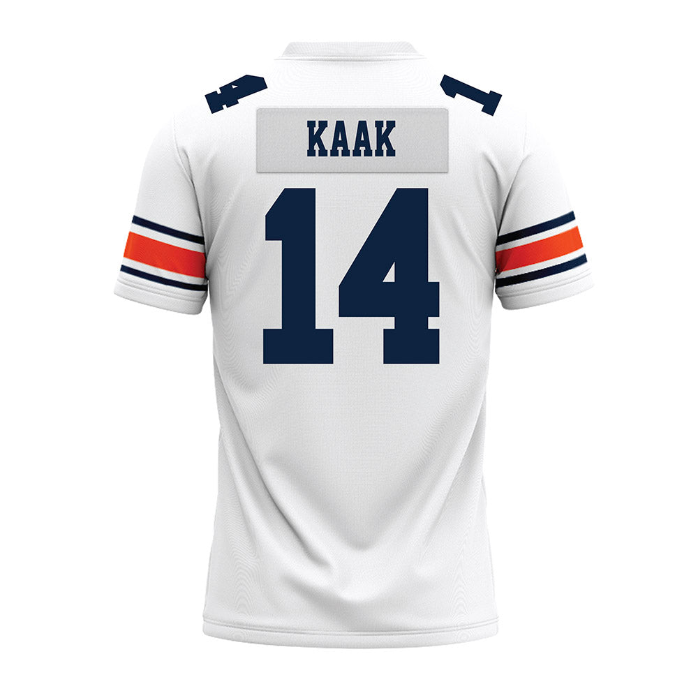Auburn - NCAA Football : Hudson Kaak - White Premium Football Jersey-1