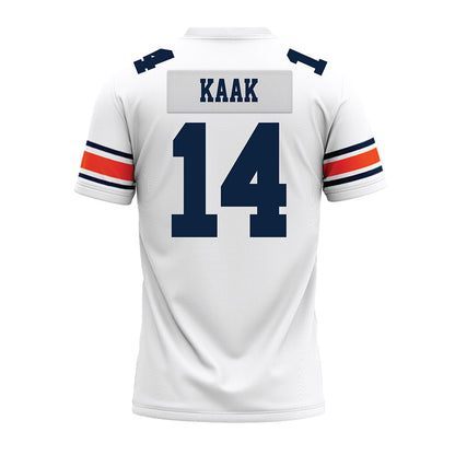 Auburn - NCAA Football : Hudson Kaak - White Premium Football Jersey-1