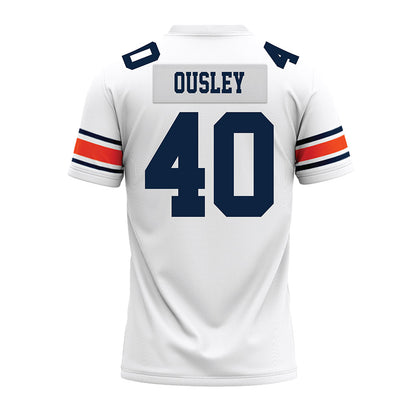 Auburn - NCAA Football : Hunter Ousley - White Premium Football Jersey-1