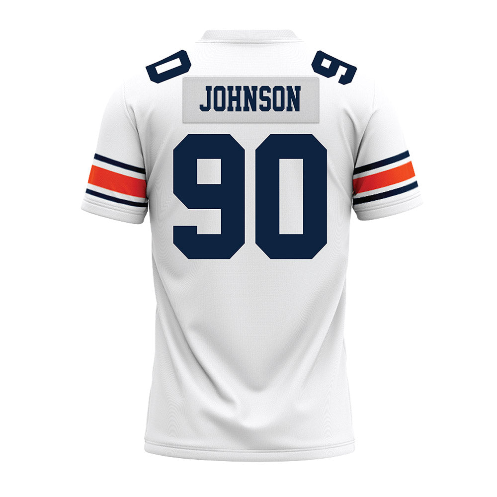 Auburn - NCAA Football : Nathan Johnson - White Premium Football Jersey-1