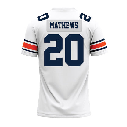 Auburn - NCAA Football : Jacoby Mathews - White Premium Football Jersey-1