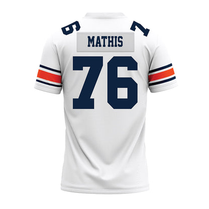 Auburn - NCAA Football : Mason Mathis - White Premium Football Jersey-1
