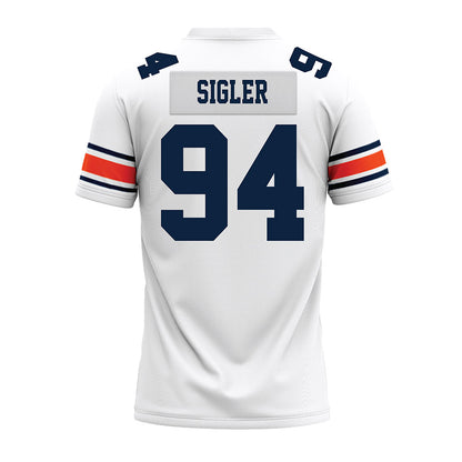 Auburn - NCAA Football : Cody Sigler - White Premium Football Jersey-1