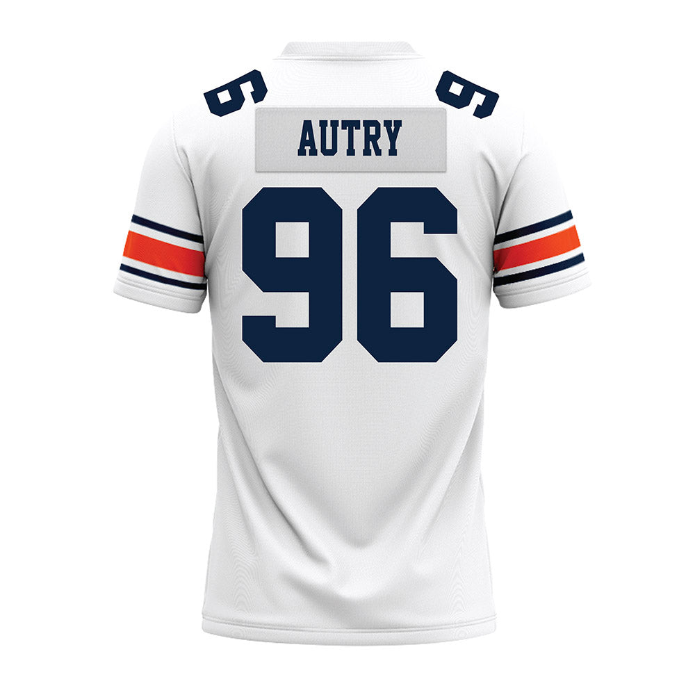 Auburn - NCAA Football : Malik Autry - White Premium Football Jersey-1