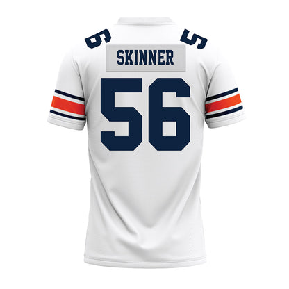 Auburn - NCAA Football : Cole Skinner - White Premium Football Jersey-1