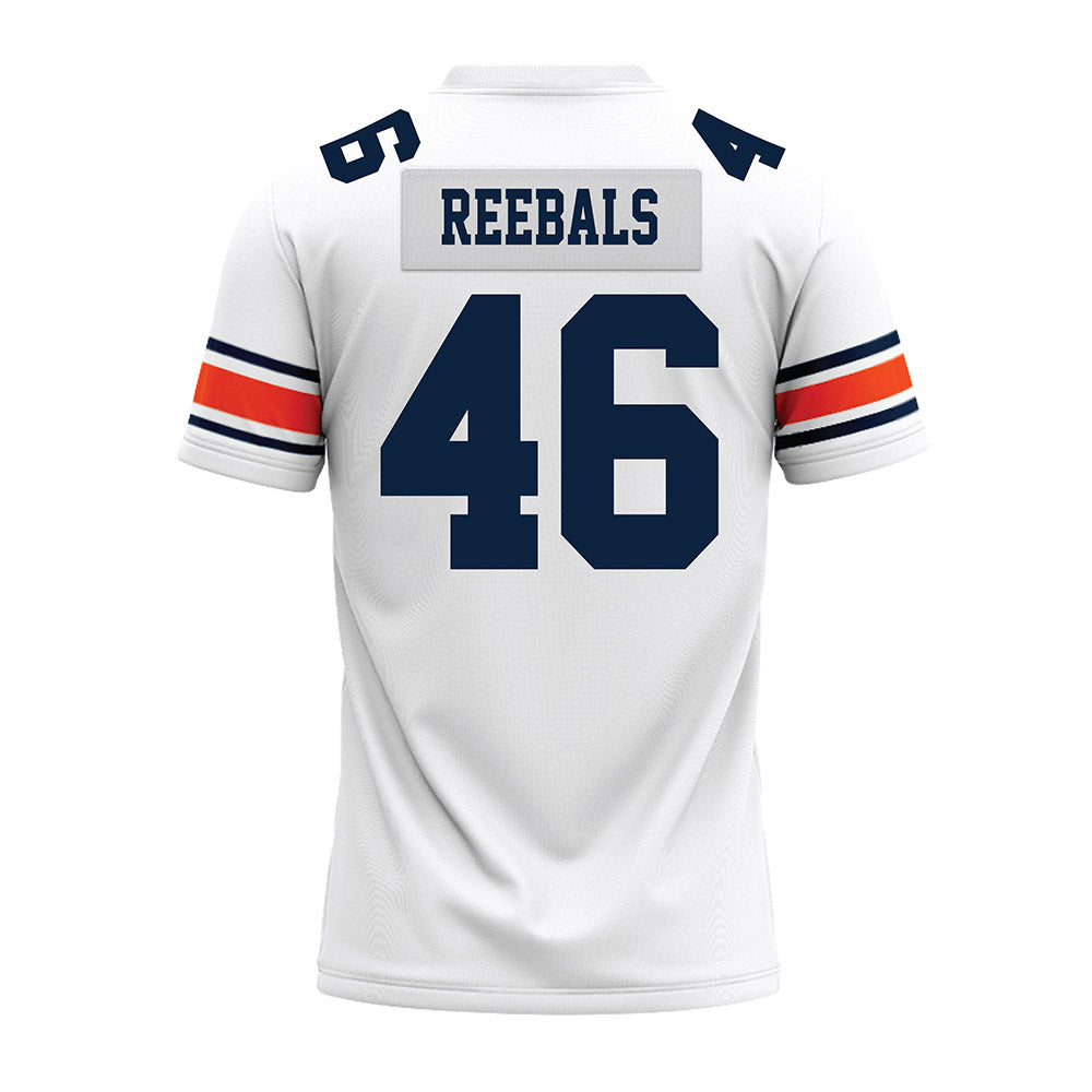 Auburn - NCAA Football : Grey Reebals - White Premium Football Jersey-1