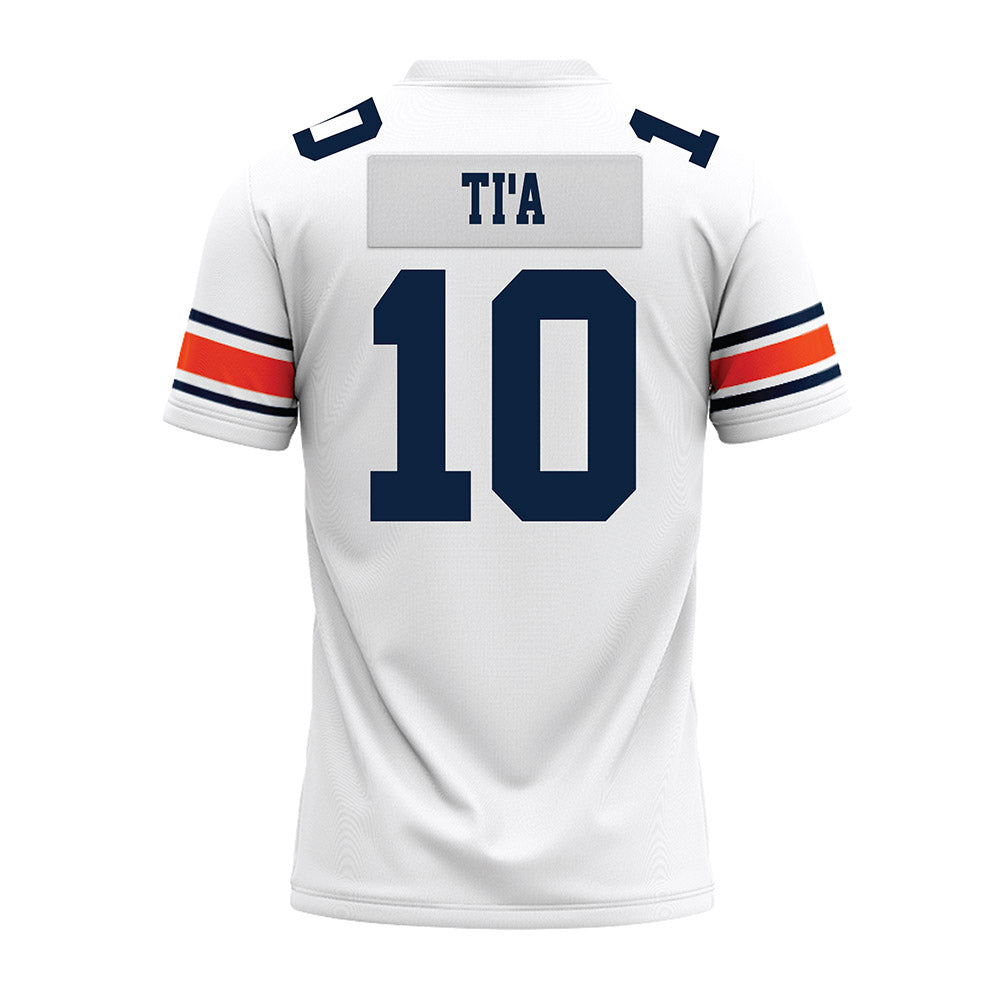 Auburn - NCAA Football : Tristan Ti'a - White Premium Football Jersey-1