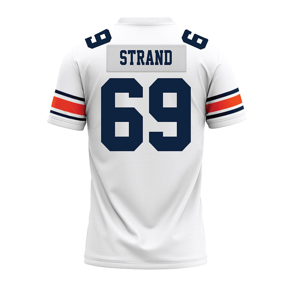 Auburn - NCAA Football : Jacob Strand - White Premium Football Jersey-1
