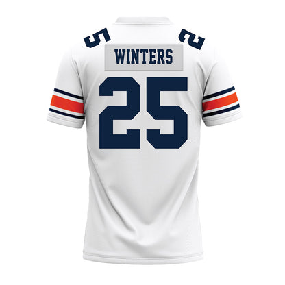 Auburn - NCAA Football : Eric Winters - White Premium Football Jersey-1