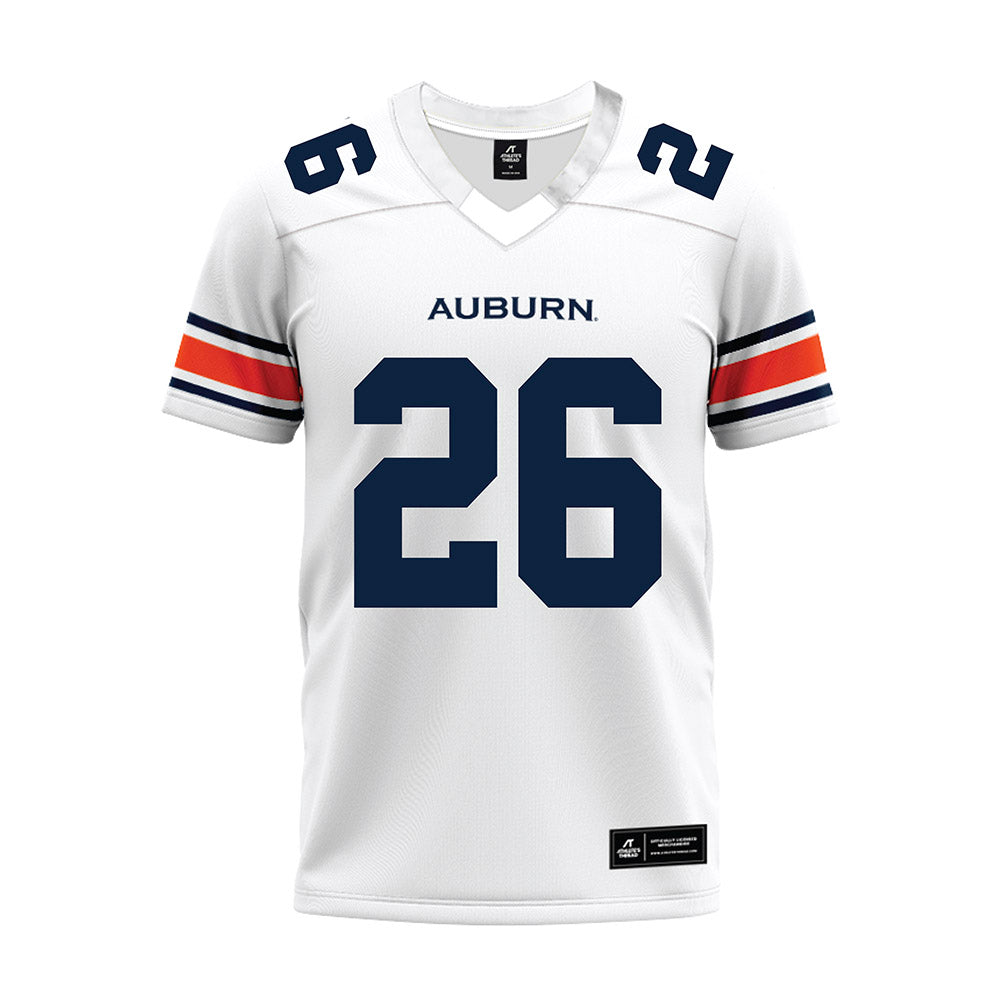 Auburn - NCAA Football : Christian Burnette - White Premium Football Jersey-0