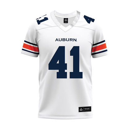 Auburn - NCAA Football : Jared Smith - White Premium Football Jersey-0