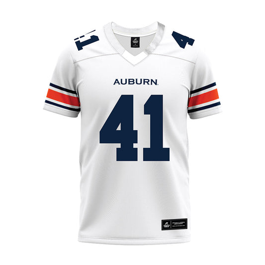 Auburn - NCAA Football : Jared Smith - White Premium Football Jersey-0