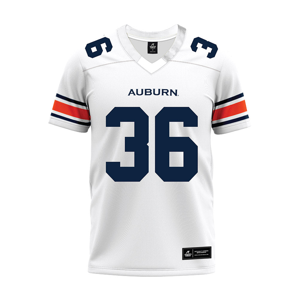 Auburn - NCAA Football : Stuart Andrews - White Premium Football Jersey-0