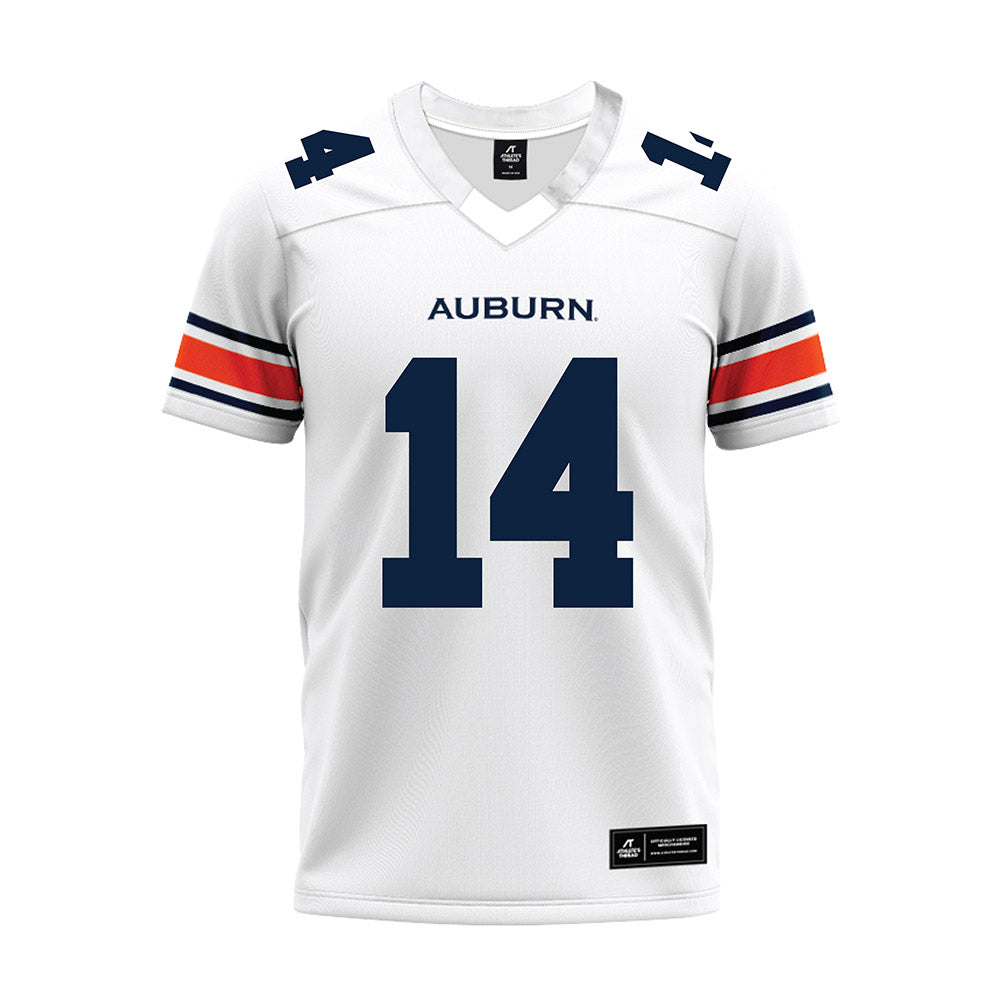 Auburn - NCAA Football : Hudson Kaak - White Premium Football Jersey-0