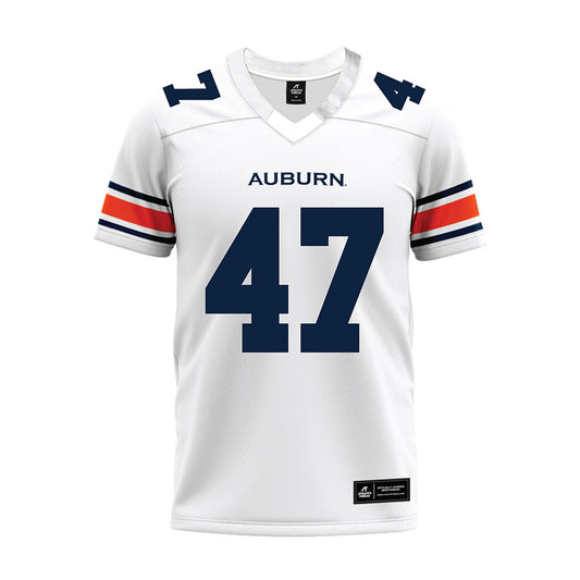 Auburn - NCAA Football : Travis Wakefield - White Premium Football Jersey-0