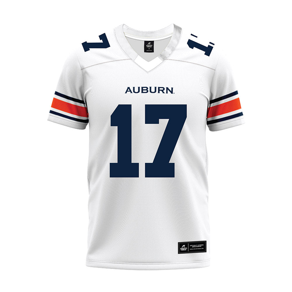 Auburn - NCAA Football : Byrum Brown - White Premium Football Jersey-0