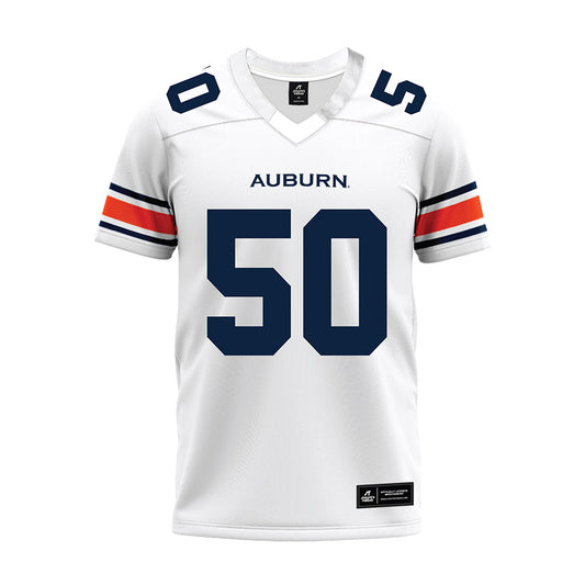 Auburn - NCAA Football : Taren Hedrick - White Premium Football Jersey-0