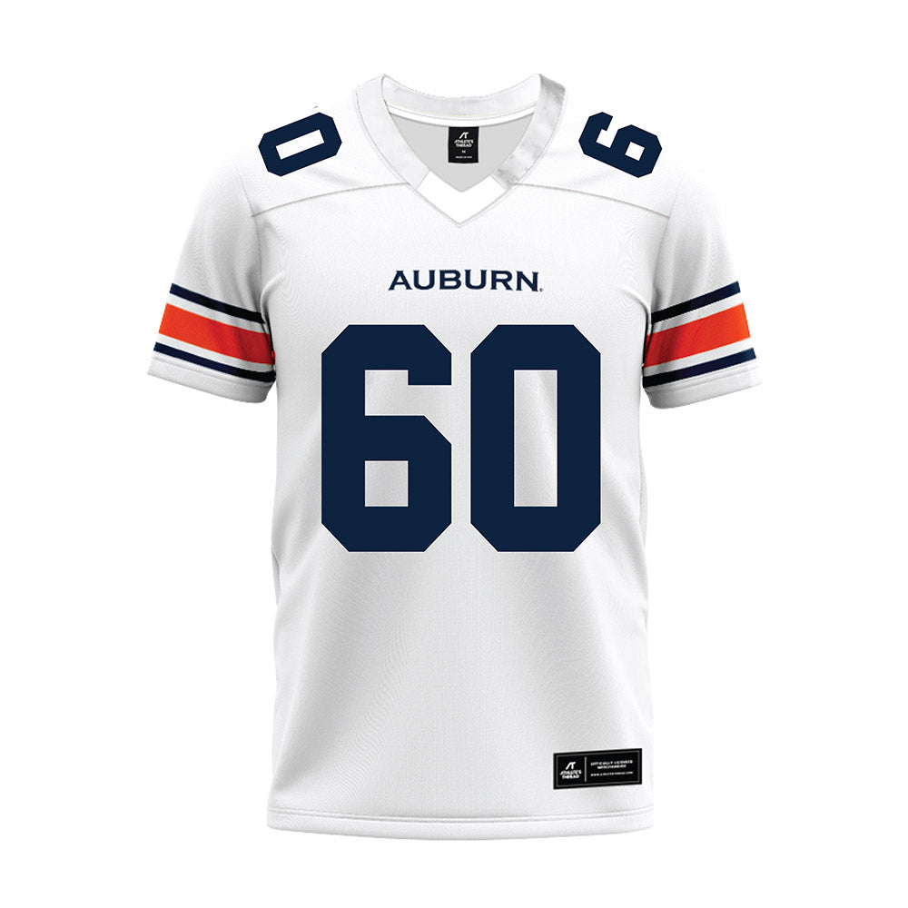 Auburn - NCAA Football : Cade Barnett - White Premium Football Jersey-0