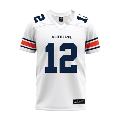 Auburn - NCAA Football : Brady Marchese - White Premium Football Jersey-0
