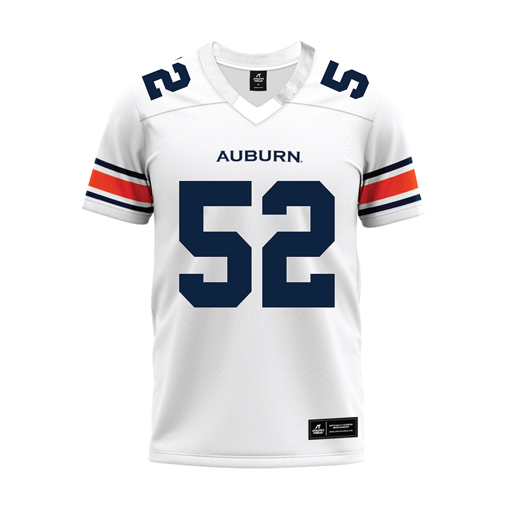 Auburn - NCAA Football : Deryc Plazz - White Premium Football Jersey-0