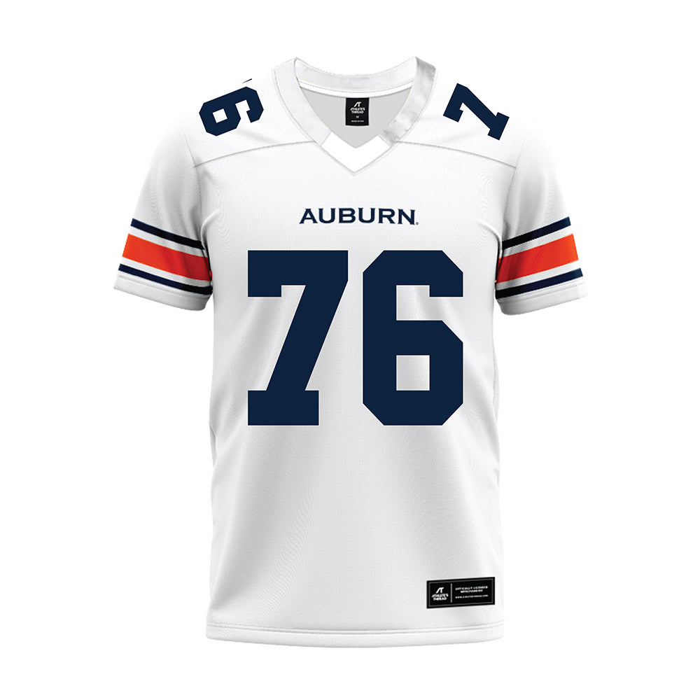 Auburn - NCAA Football : Jack Leyrer - White Premium Football Jersey-0