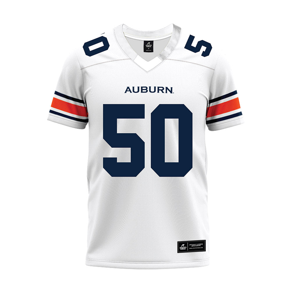 Auburn - NCAA Football : Taren Hedrick - White Premium Football Jersey-0