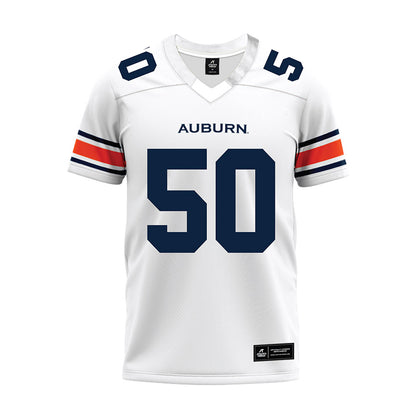 Auburn - NCAA Football : Taren Hedrick - White Premium Football Jersey-0