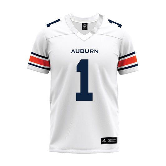 Auburn - NCAA Football : Donovan Johnson - White Premium Football Jersey-0