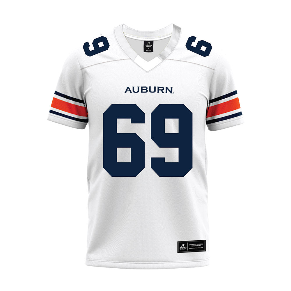 Auburn - NCAA Football : Jacob Strand - White Premium Football Jersey-0