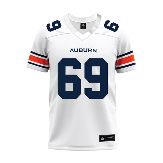 Auburn - NCAA Football : Jacob Strand - White Premium Football Jersey-0