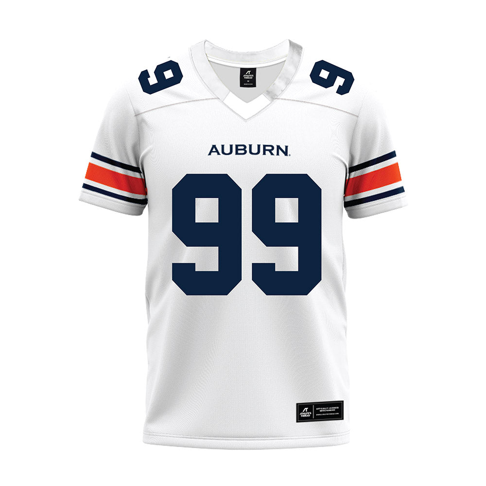 Auburn - NCAA Football : Saint Farrior - White Premium Football Jersey-0