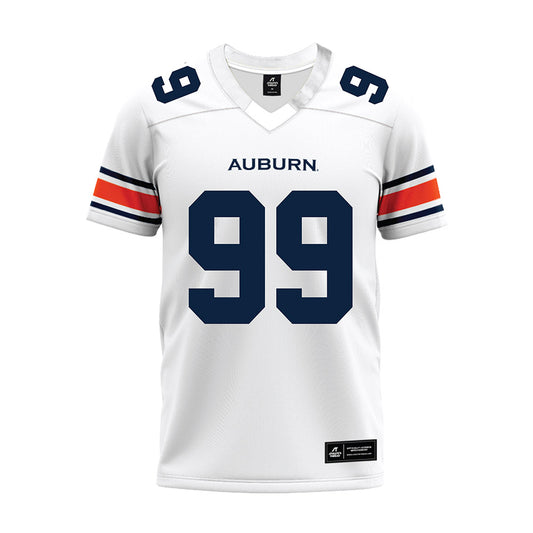 Auburn - NCAA Football : Saint Farrior - White Premium Football Jersey-0