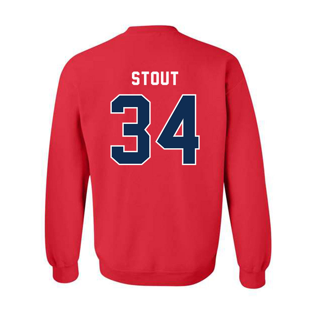 USI - NCAA Baseball : Sage Stout - Classic Shersey Crewneck Sweatshirt-1