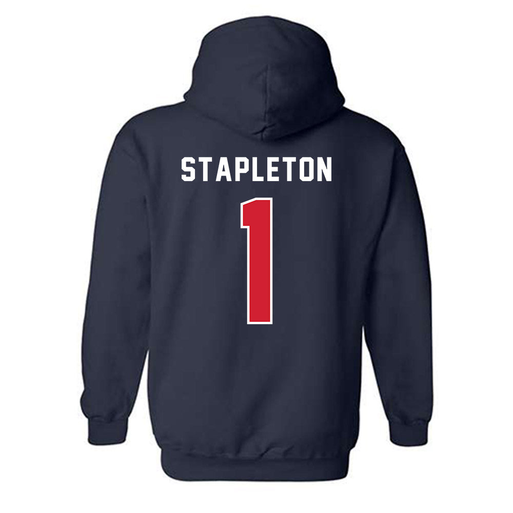 USI - NCAA Softball : Caroline Stapleton - Classic Shersey Hooded Sweatshirt-1
