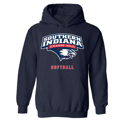 USI - NCAA Softball : Laney Schuster - Classic Shersey Hooded Sweatshirt-0